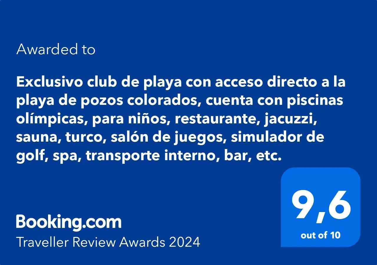 Apartman Exclusivo Club De Playa Con Acceso Directo A La Playa De Pozos Colorados, Cuenta Con Piscinas Olimpicas, Para Ninos, Restaurante, Jacuzzi, Sauna, Turco, Salon De Juegos, Simulador De Golf, Spa, Transporte Interno, Bar, Etc. Santa Marta