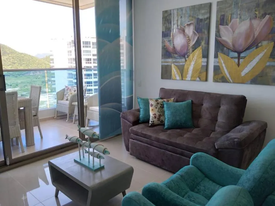 Exclusivo Club De Playa Con Acceso Directo A La Playa De Pozos Colorados, Cuenta Con Piscinas Olimpicas, Para Ninos, Restaurante, Jacuzzi, Sauna, Turco, Salon De Juegos, Simulador De Golf, Spa, Transporte Interno, Bar, Etc. Santa Marta  Apartment